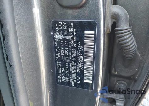 2018 Genesis G80 3.8 из США, поврежденный, VIN KMHGN4JEXJU277200